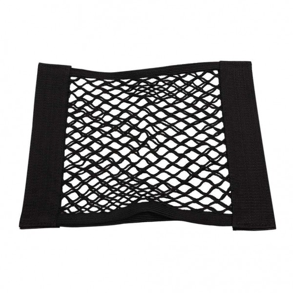 Car Back Rear Trunk Seat Elastic String Dual Layer Net Mesh Storage Bag