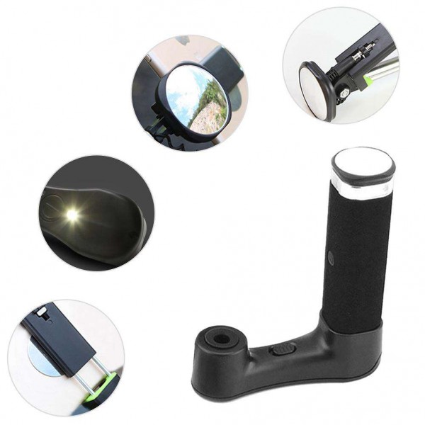 5 in 1 Car Back Seat Phone Holder Hanger Handrail Selfie Stick Night Light