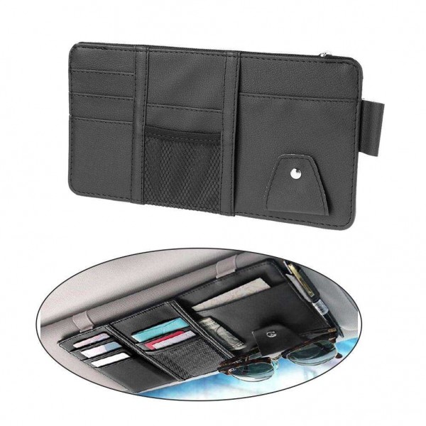 Automobile Car Sun Visor Organizer Pouch Storage Bag Hanging Card Holder