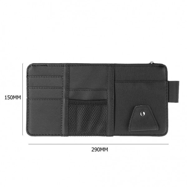 Automobile Car Sun Visor Organizer Pouch Storage Bag Hanging Card Holder