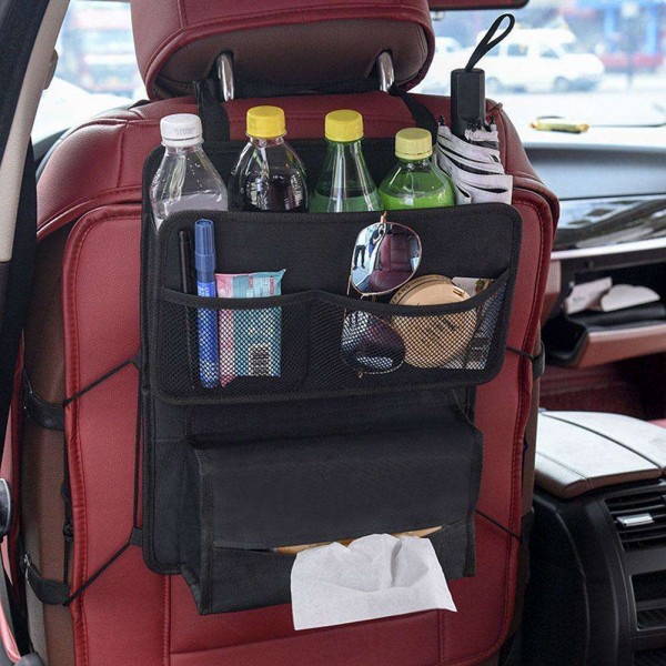 Universal Car Auto Seat Back Storage Bag Multi Pocket Organizer Holder