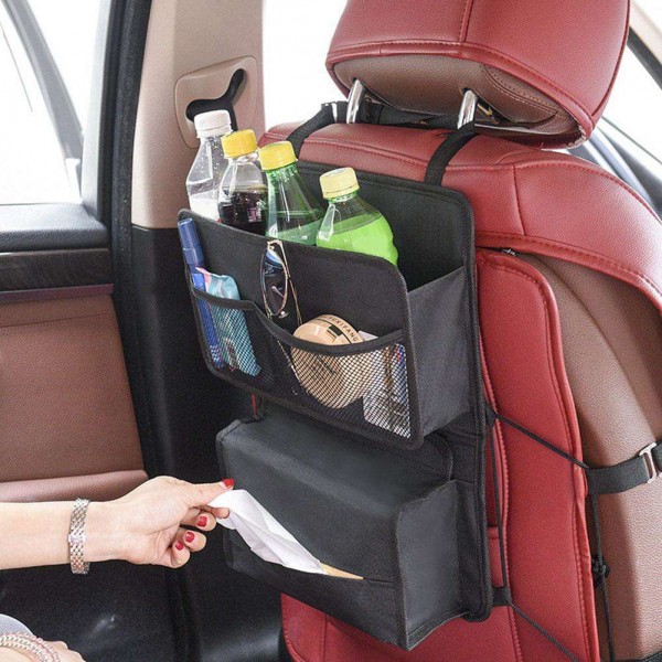 Universal Car Auto Seat Back Storage Bag Multi Pocket Organizer Holder