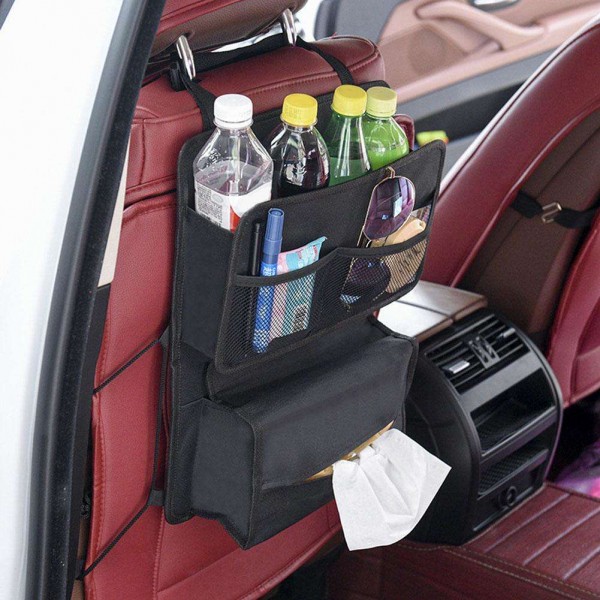 Universal Car Auto Seat Back Storage Bag Multi Pocket Organizer Holder