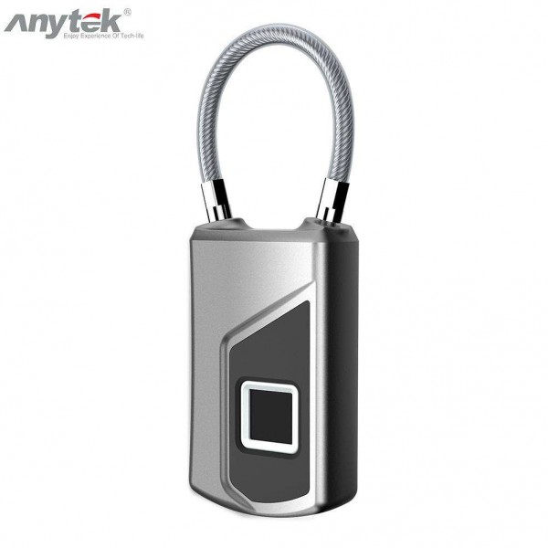 Anytek L1 Fingerprint Lock Waterproof Anti-theft Door Suitcase Padlock