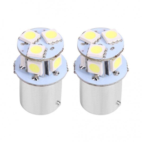 1 Pair 12V 1156 5050 8SMD 96LM Car LED Lights Brake Tail Rear Reverse Lamps