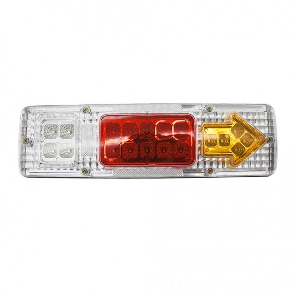 1pair Waterproof 19 LED Truck Rear Turn Signal Light Trailer Reverse Lamp