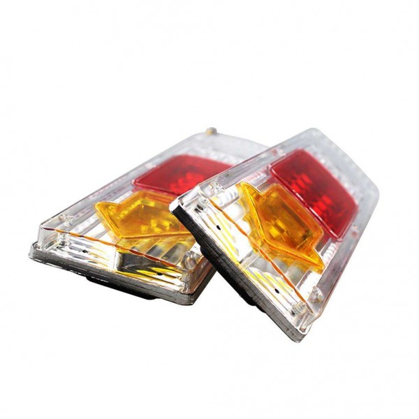 1pair Waterproof 19 LED Truck Rear Turn Signal Light Trailer Reverse Lamp