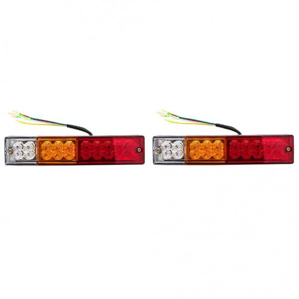 20 LED Tail Light Car Truck Trailer Stop Rear Reverse Turn Indicator Lamp