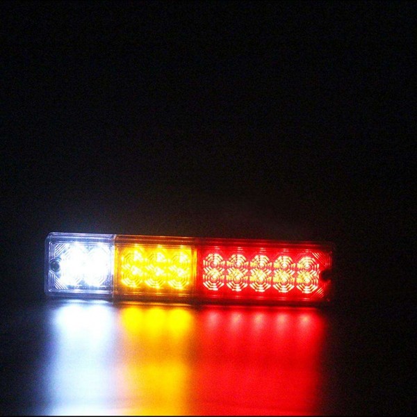 20 LED Tail Light Car Truck Trailer Stop Rear Reverse Turn Indicator Lamp