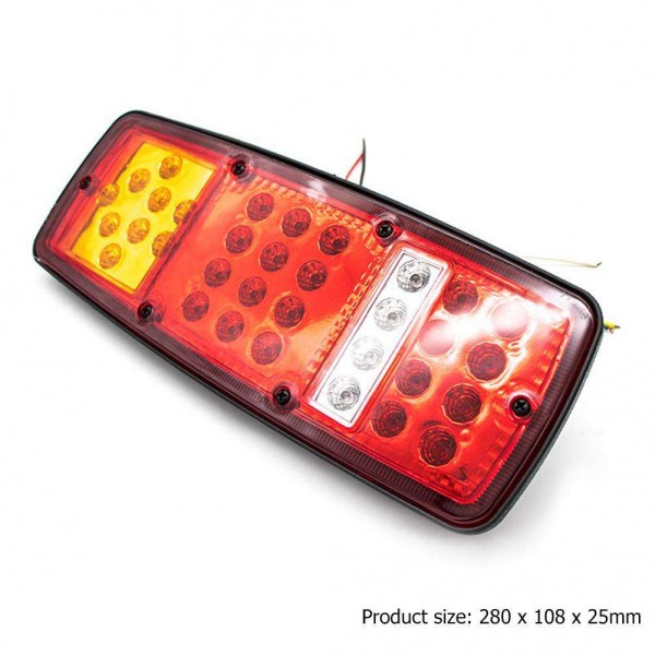 33LED Stop Brake Tail Light Rear Indicator Reverse Lamp for 12V Truck RV