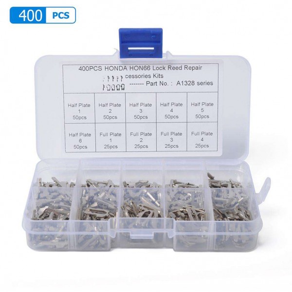 400pcs/set Lock Plates HON66 Lock Reeds Car Lock Repair Accessories Kit